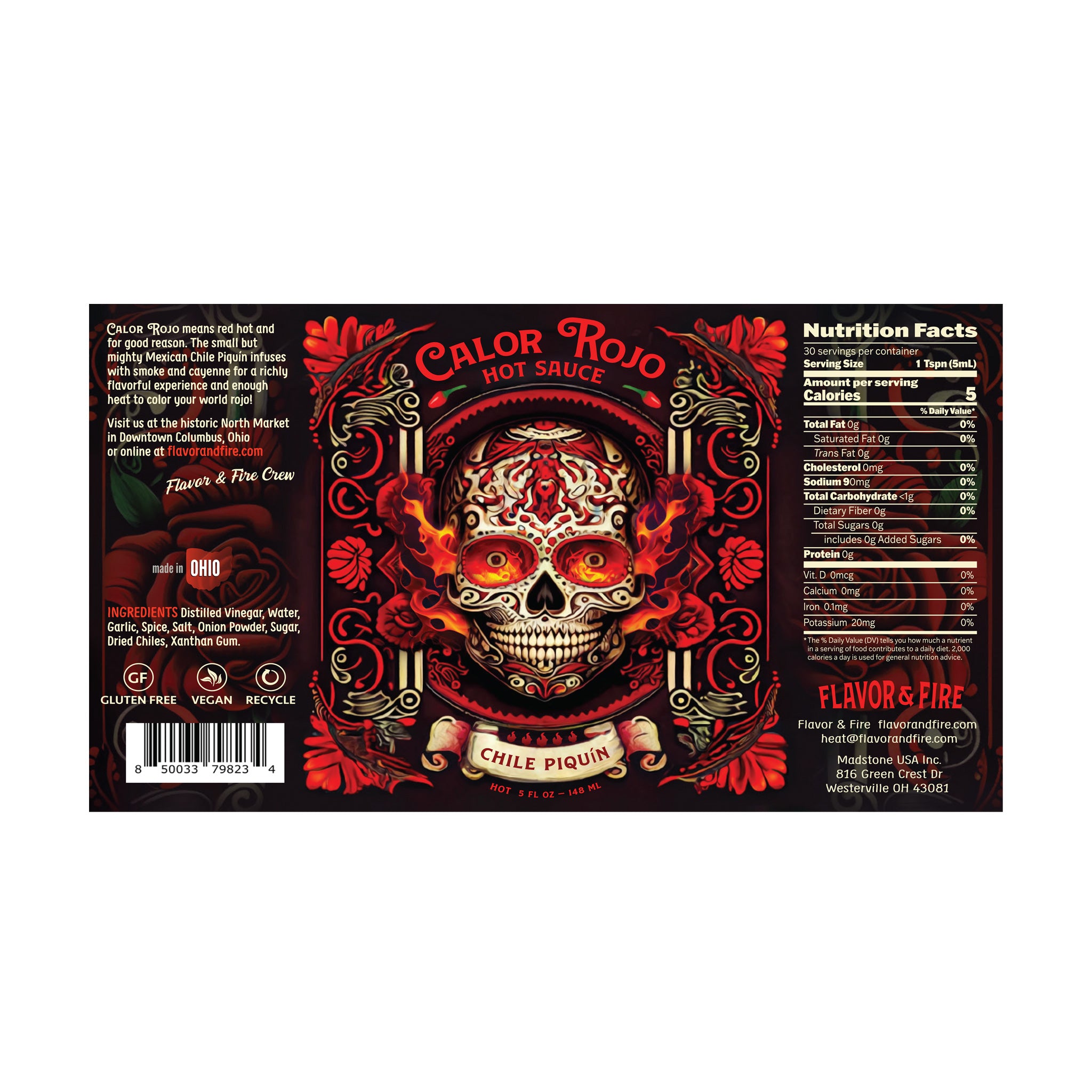 Calor Rojo Hot Sauce