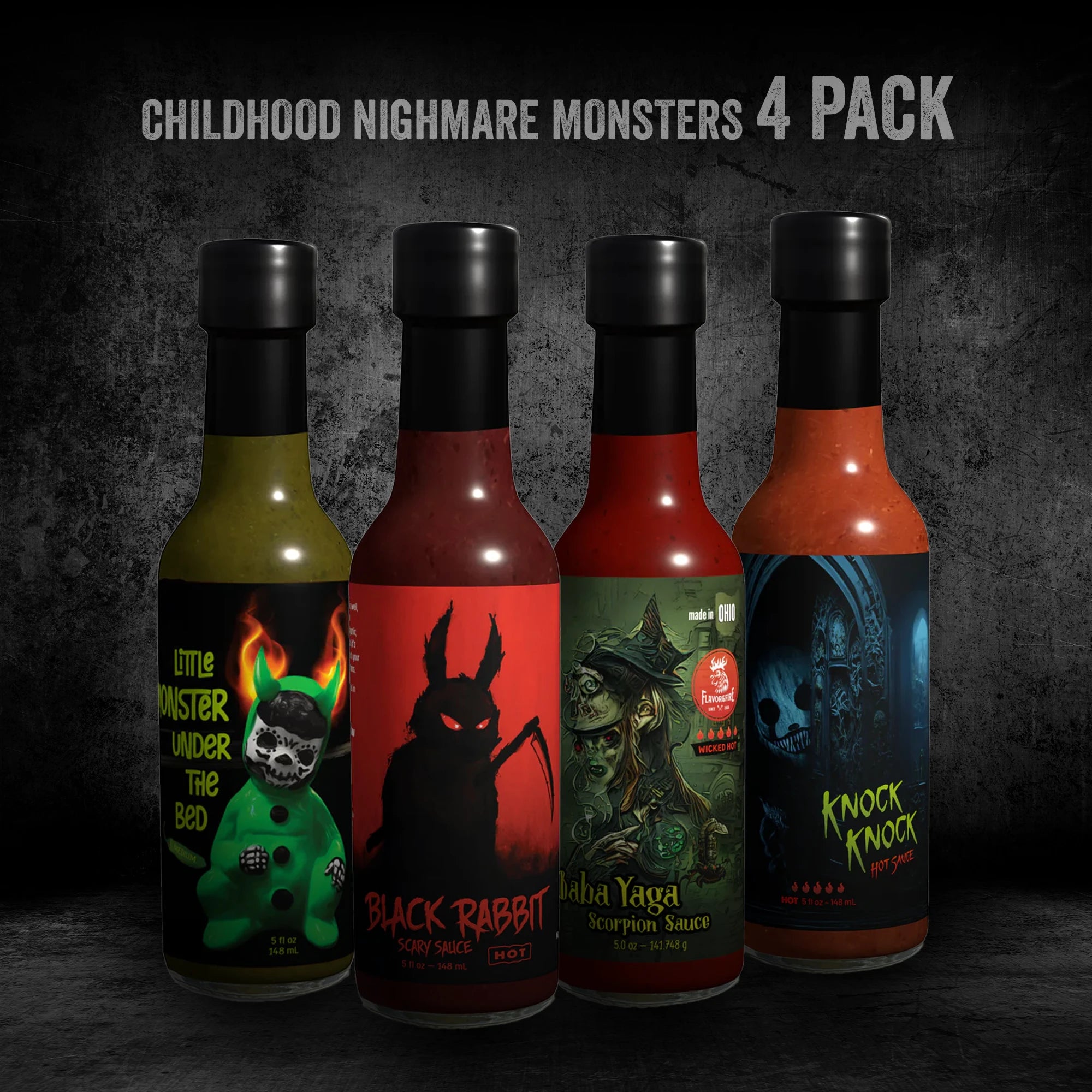 Childhood Nighmare Monsters 4 Pack