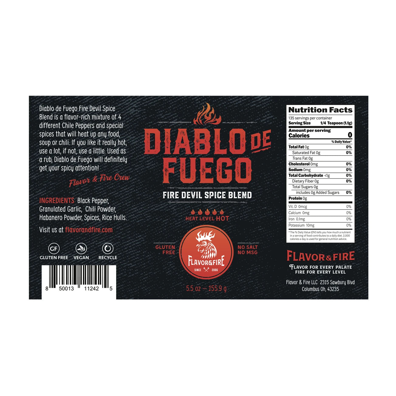 Diablo De" Fuego