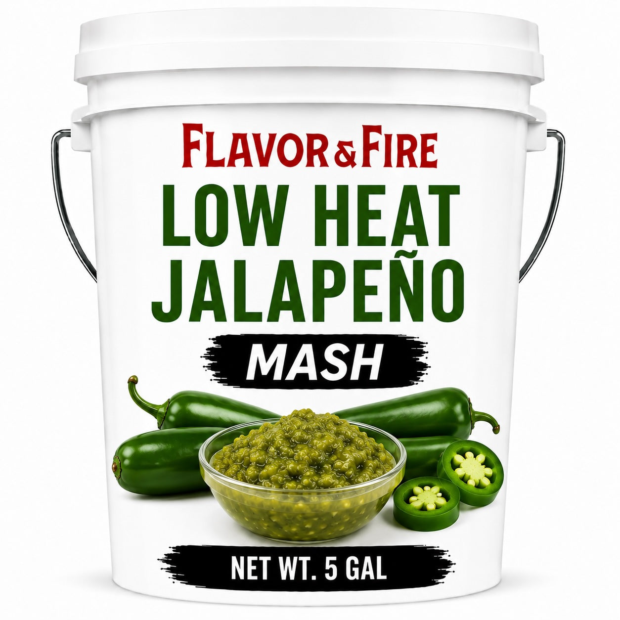 LOW HEAT JALAPENO MASH (5 GALLON)