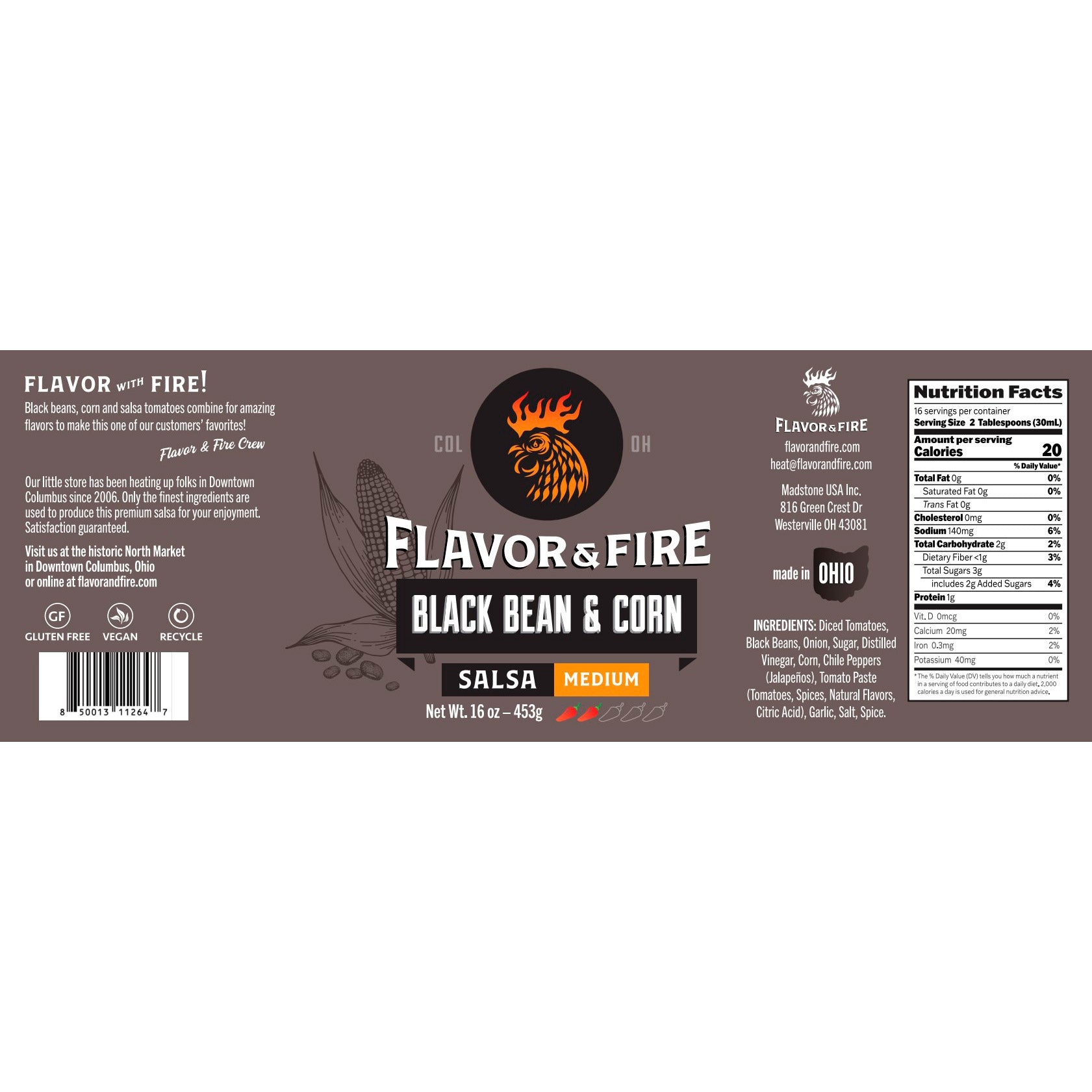 Black Bean & Corn Salsa Medium