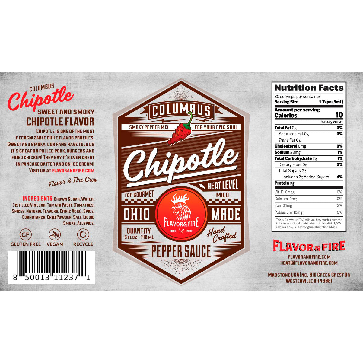 Columbus Chipotle Hot Sauce