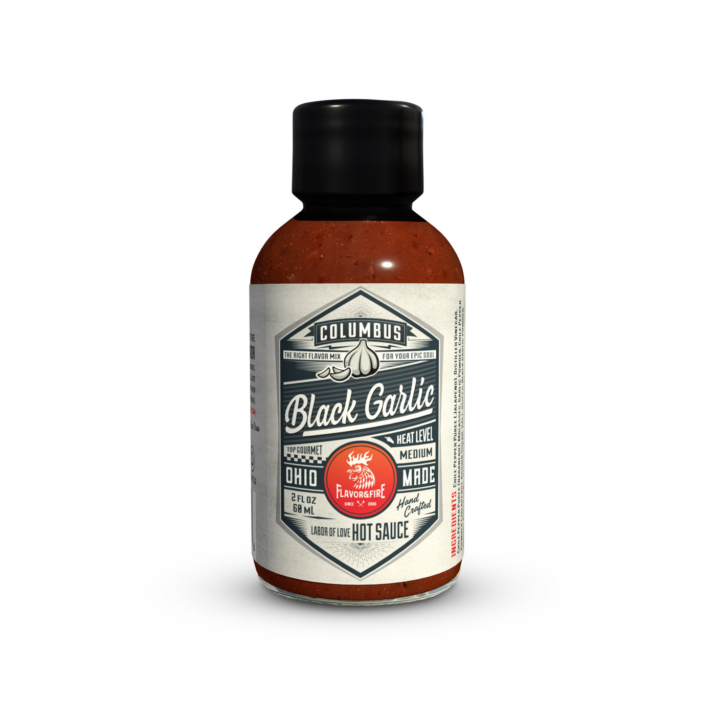 Black Garlic Mini (2 oz travel size) Hot Sauce