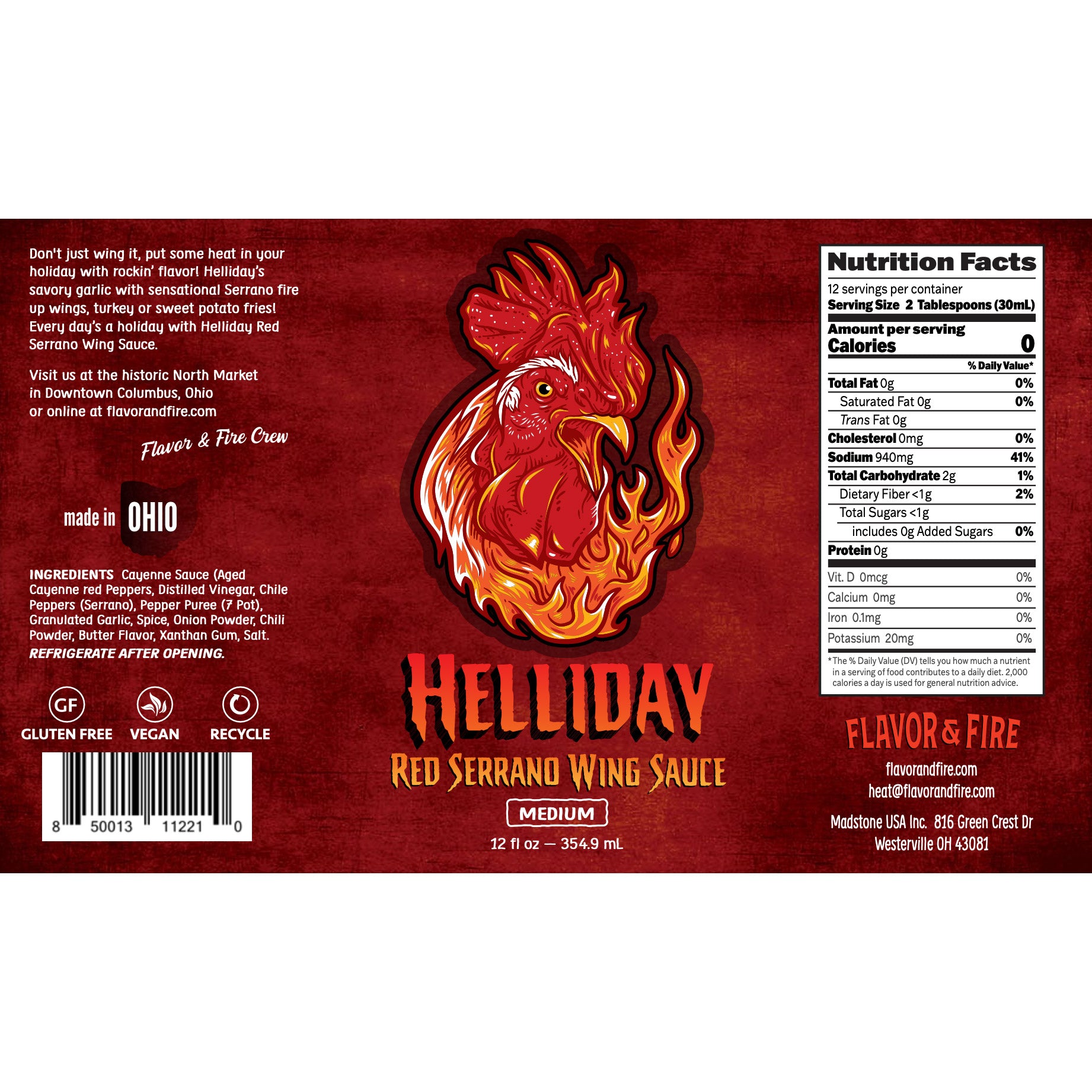 Helliday Wing Sauce