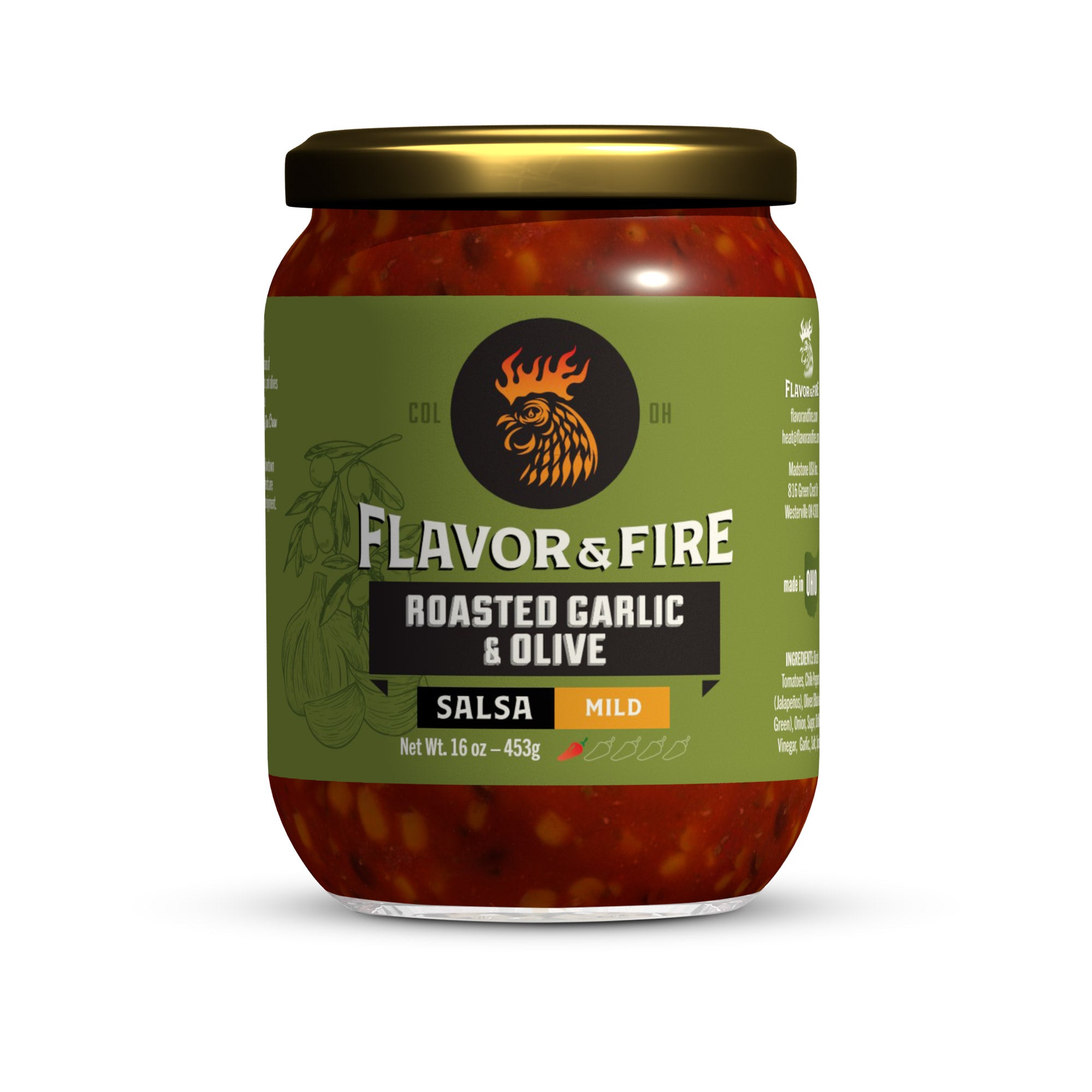 Roasted Garlic & Olive Salsa